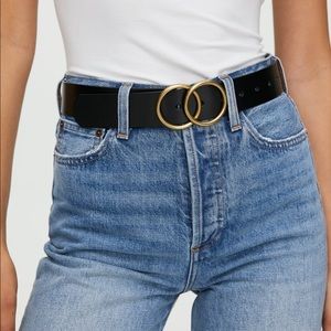 Aritzia Auxiliary Double Ring Jean Belt size Medium